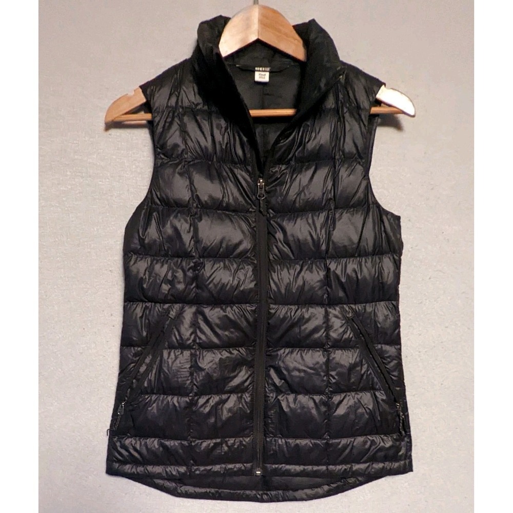 REI Co-Op Down Puffer Full Zip Puffer Vest - Black - Sz XS